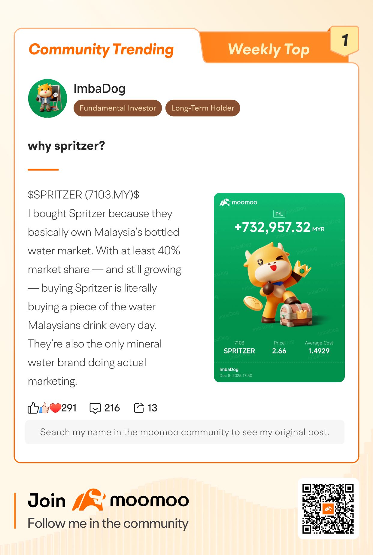Moommoo社区12月8日-12月11日热门帖子TOP 10 - moomoo 社区