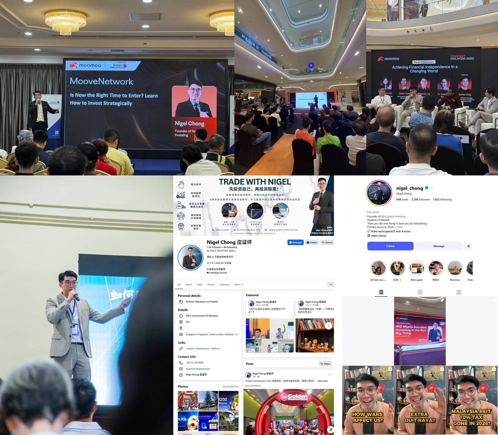 嗨，mooers。欢迎回到Mooers的故事。[打call] 在当今动态的市场环境中，找到正确的立足点可能具有挑战性。在这期特别版中，我们很高兴介绍 @Nigel Chong 庄证评，副董事应该在Censuria资本，并且是Ncspace投资的创始人。 通过多年对市场周期的把握， @Nigel Chong 庄证评培养了一种以严格止损为特点的系统性方法……