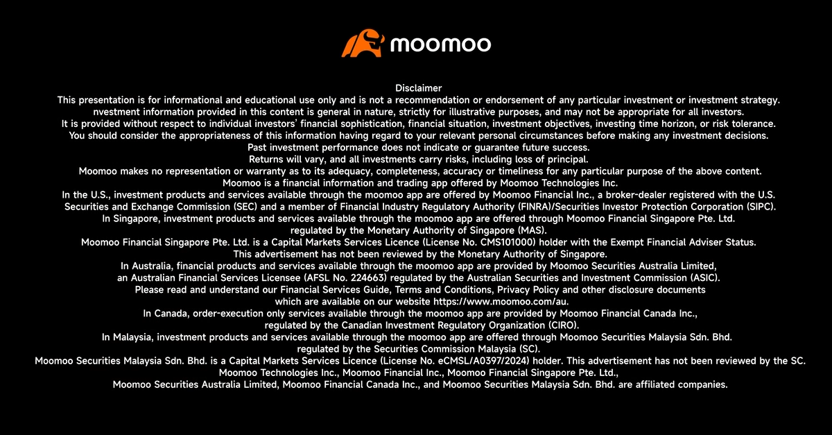 嘿，Mooers！ 我們又回來了 Moomoo 財富創造者 第5期回來了，是時候提升水平了！你是否曾因爲某隻股票「看起來便宜」而有衝動購買，結果卻發現它繼續下跌？你並不孤單！ 這次我們邀請了 @Nigel Chong 庄证评，創始人Ncspace 投資 (NC)來爲我們展示更好的方法。憑藉近十年的經驗，Nigel建立了一套專有系統以過濾市場噪音。 預訂直播節目的席位...