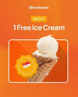 Enjoy Free Ice Cream on us this National Day!