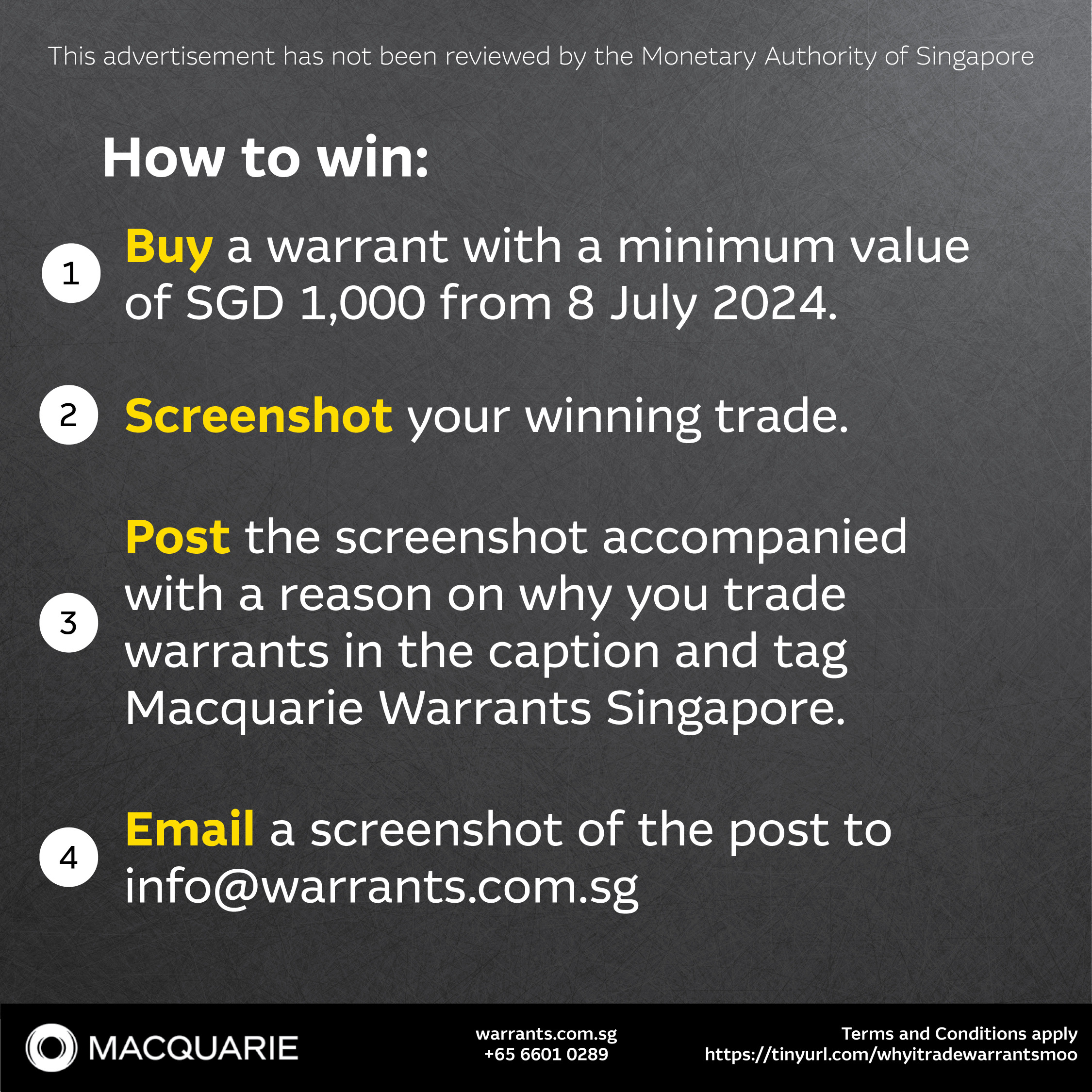 Macquarie's SGD 100 Grab e-voucher giveaway! #whyitradewarrants