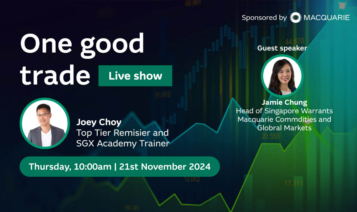 Did you miss out on today’s One Good Trade 10AM live show with Joey Choy?