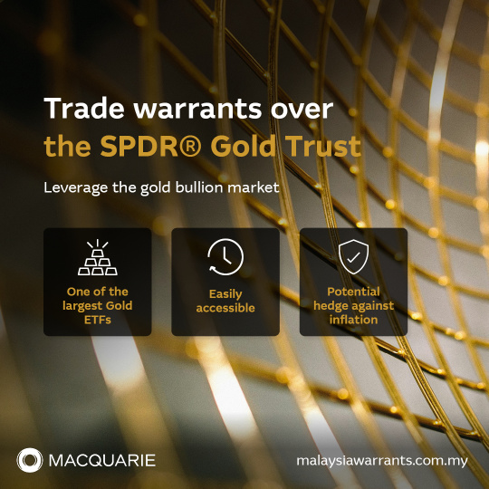 Trade warrants over the SPDR® Gold Trust – leverage the gold bullion market!