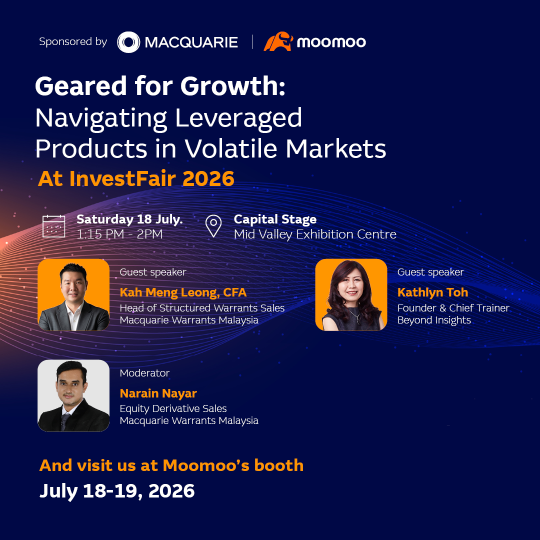 📢 マッコーリー・ワラント・マレーシアのInvest Fair 2026へのご参加をお待ちしております！
