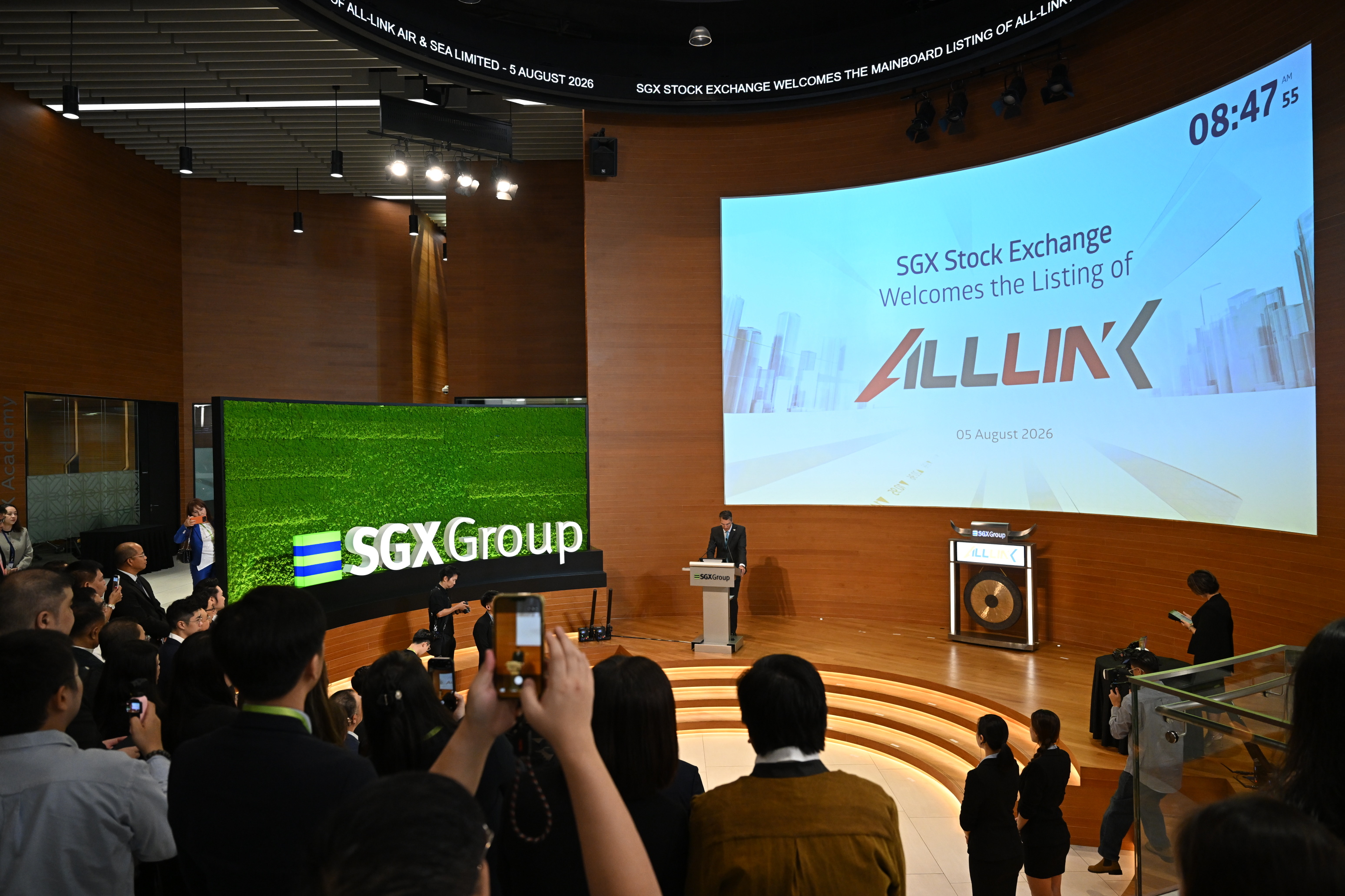 All-Link Air & Sea Limited がSGXメインボードに上場しました