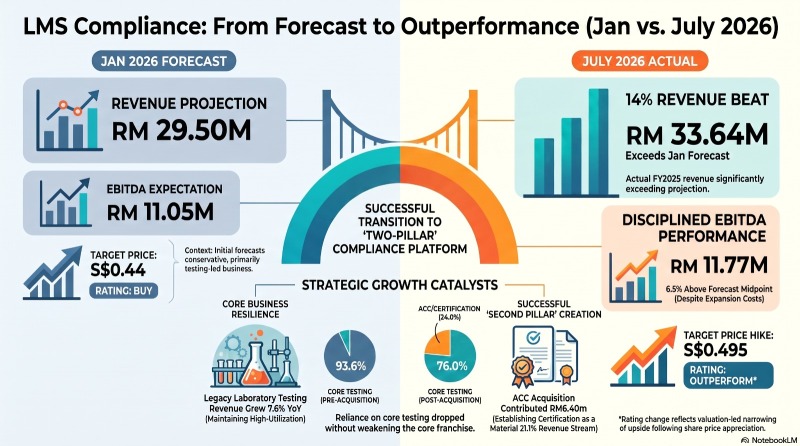 ลดคำแนะนำเป็น OUTPERFORM แต่ปรับราคาเป้าหมาย (TP) เพิ่มขึ้นเป็น 0.495 ดอลลาร์สิงคโปร์ จากเดิม 0.44 ดอลลาร์สิงคโปร์